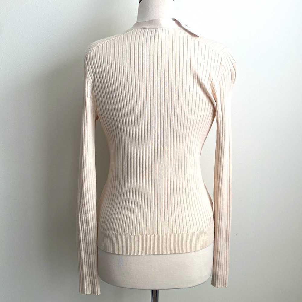 Loft Long Sleeve V-neck Cardigan Size M - Picture 5 of 9